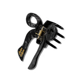 Hand-painted Coquette Bow Claw Hair Clip | Eco-Friendly