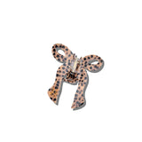 Hand-painted Coquette Bow Claw Hair Clip | Eco-Friendly