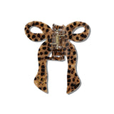 Hand-painted Coquette Bow Claw Hair Clip | Eco-Friendly