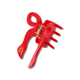 Hand-painted Coquette Bow Claw Hair Clip | Eco-Friendly