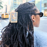 Hand-painted Moon Tarot Card Claw Hair Clip | Eco-Friendly