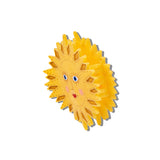 Hand-painted Celestial Sun Claw Hair Clip | Eco-Friendly