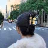 Hand-painted Limited Edition Monarch Butterfly Claw Hair Clip | Eco-Friendly