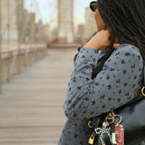 Hand-painted Coquette Bow Bag Charm + Keychain