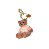 Hand-painted Beverly Hills Teddy Bear Bag Charm + Keychain