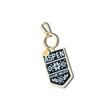 Hand-painted Aspen Alpine Society Charm + Keychain