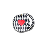 Hand-painted Polka Dot Heart Compact Mirror