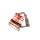 Hand-painted Bow Bookstack Compact Mirror