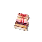 Hand-painted Bow Bookstack Compact Mirror