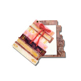 Hand-painted Bow Bookstack Compact Mirror