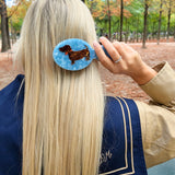 Hand-painted Dachshund Handbag Hero Brush | Eco-Friendly