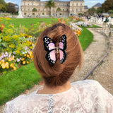 Hand-painted Limited Edition Monarch Butterfly Claw Hair Clip | Eco-Friendly