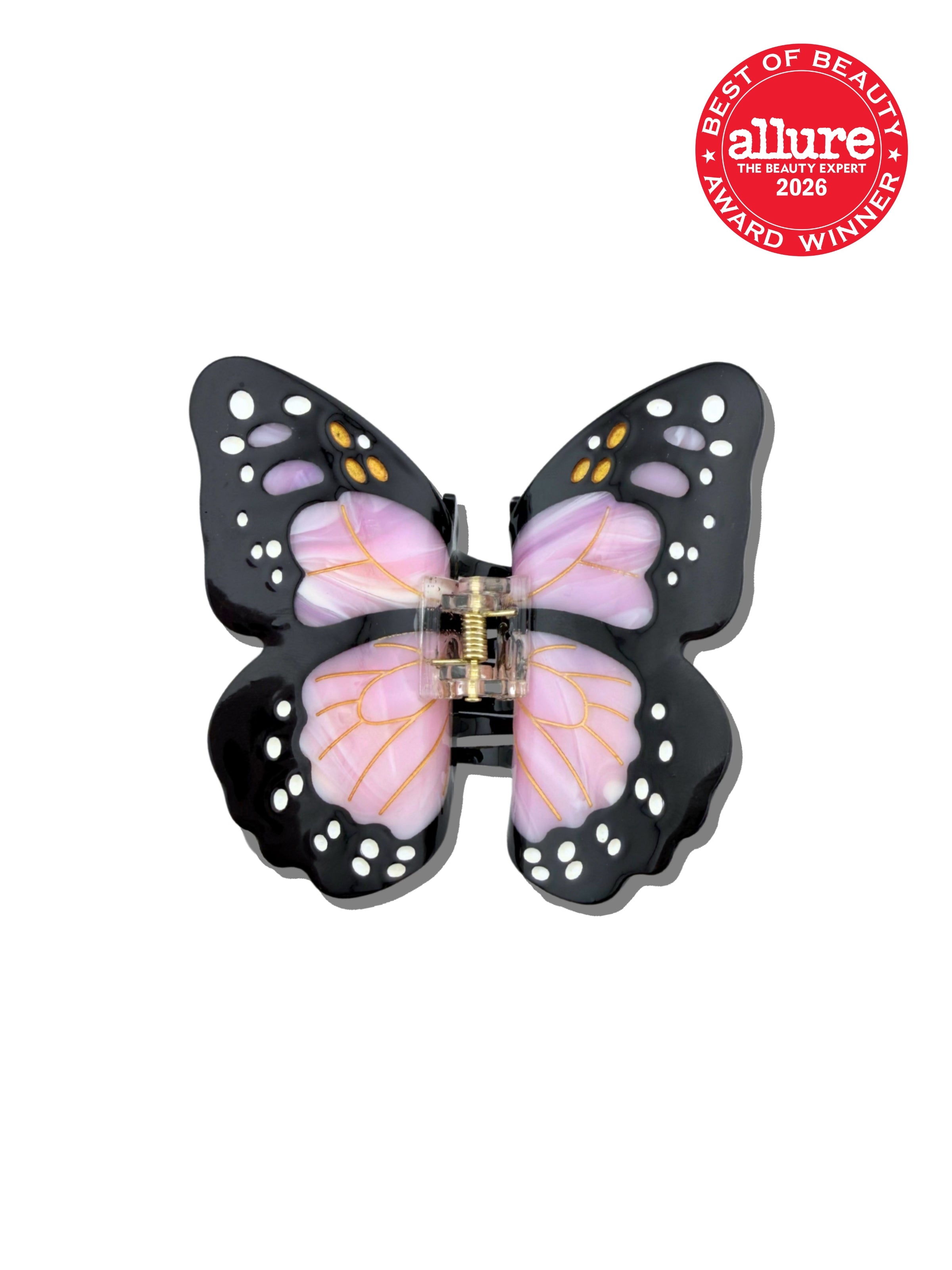 Hand-painted Monarch Butterfly Claw Hair Clip | Eco-Friendly