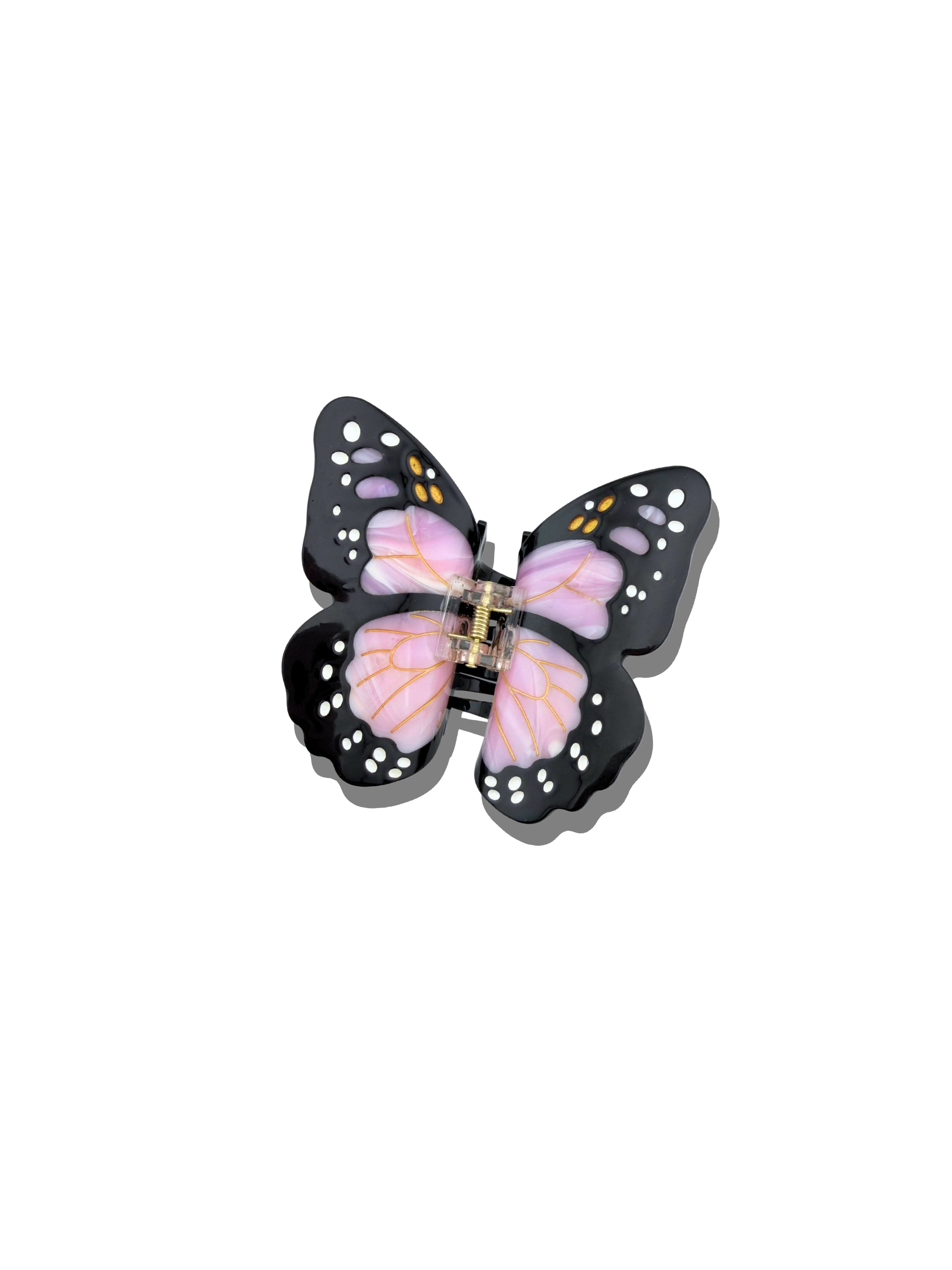 Hand-painted Monarch Butterfly Claw Hair Clip | Eco-Friendly