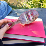 Hand-painted Bow Book Stack Amazing Hair Day Brush | Eco-Friendly