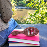 Hand-painted Bow Book Stack Amazing Hair Day Brush | Eco-Friendly