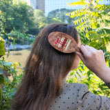 Hand-painted Bow Book Stack Amazing Hair Day Brush | Eco-Friendly