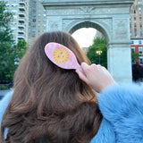 Hand-painted Celestial Sun Amazing Hair Day Brush | Eco-Friendly