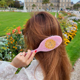 Hand-painted Celestial Sun Amazing Hair Day Brush | Eco-Friendly