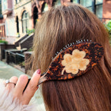 Hand-painted Lucky Clover Amazing Hair Day Brush | Eco-Friendly