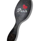 Hand-painted Love Paris Amazing Hair Day Brush | Eco-Friendly