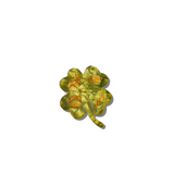 Hand-painted Hand-painted Lucky Clover Hair Clip| Eco-Friendly
