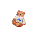 Hand-painted USA Teddy Claw Hair Clip | Eco-Friendly