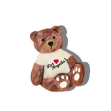 Hand-painted Los Angeles Teddy Claw Hair Clip | Eco-Friendly