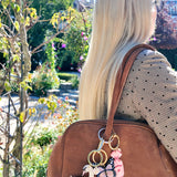 Hand-painted Candy Bag Charm + Keychain | Eco-Friendly