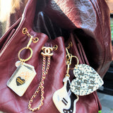 Hand-painted Wuthering Heights Book Bag Charm + Keychain | Eco-Friendly