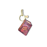 Hand-painted Pride & Prejudice Book Bag Charm + Keychain | Eco-Friendly