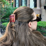 Hand-painted Mini Pride & Prejudice Book Claw Hair Clip | Eco-Friendly