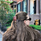 Hand-painted Mini Pride & Prejudice Book Claw Hair Clip | Eco-Friendly