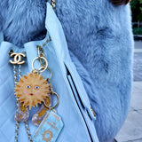 Hand-painted The Odyssey Book Bag Charm + Keychain | Eco-Friendly