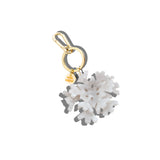 Handmade Origami Snowflake Bag Charm + Keychain | Eco-Friendly