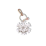 Handmade Origami Snowflake Bag Charm + Keychain | Eco-Friendly