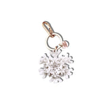Handmade Origami Snowflake Bag Charm + Keychain | Eco-Friendly