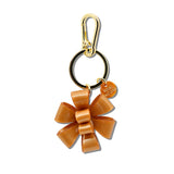 Handmade Origami Holiday Bow Bag Charm + Keychain