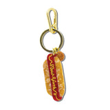 Hand-painted Mini New York Hotdog Bag Charm + Keychain | Eco-Friendly
