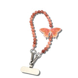 Hand-painted Swallowtail Bracelet Phone Chain