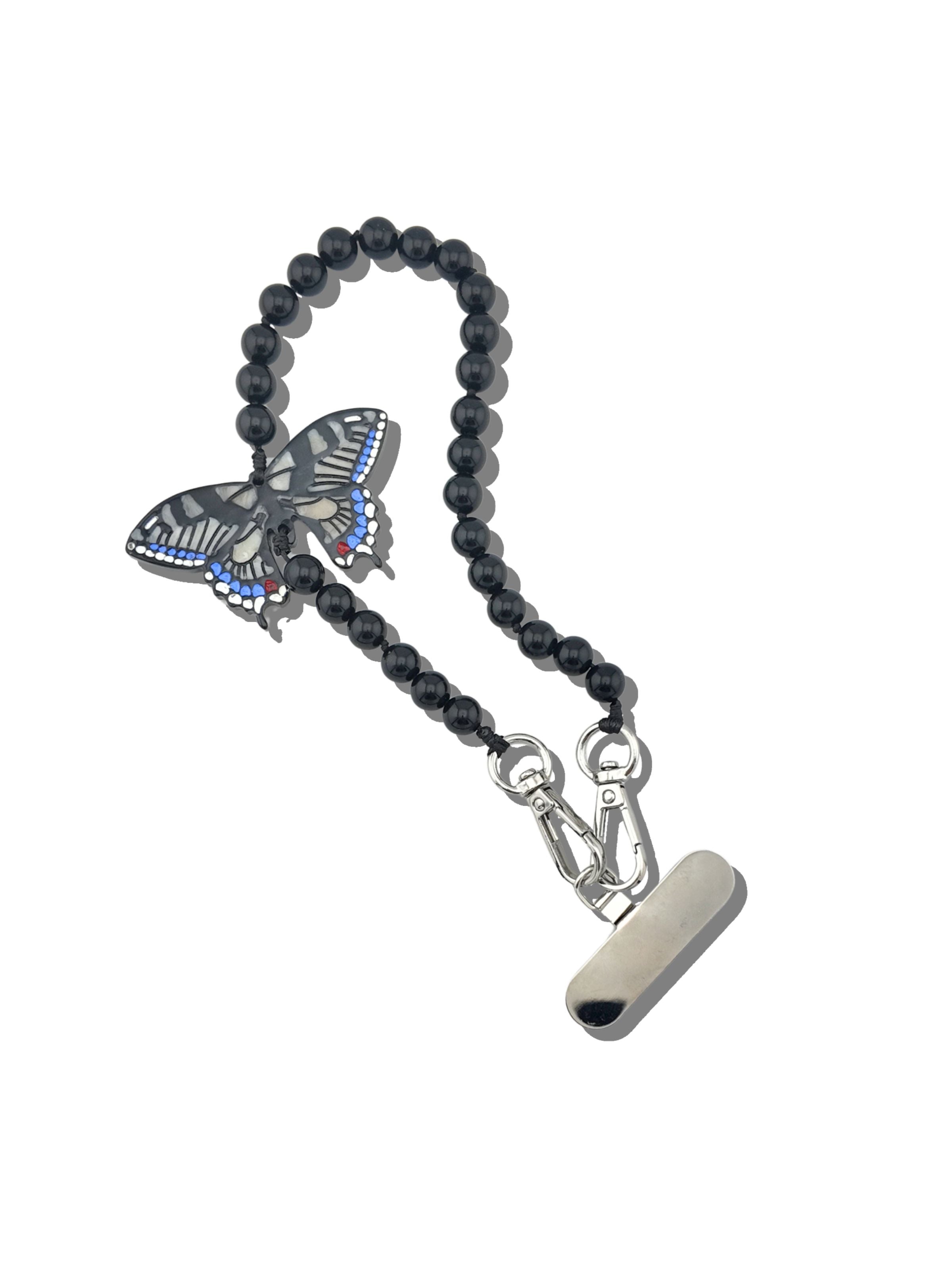 Hand-painted Swallowtail Bracelet Phone Chain