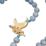 Hand-painted Celestial Moon Bracelet Phone Chain