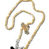 Hand-painted Taxi Gemstone Crossbody Phone Chain