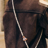 Hand-painted Americana Teddy Crossbody Phone Chain