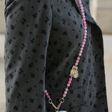 Hand-painted Kawaii Cat Crossbody Phone Chain