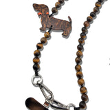 Hand-painted Dachshund Crossbody Phone Chain