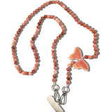 Hand-painted Swallowtail Crossbody Phone Chain
