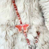 Hand-painted Swallowtail Crossbody Phone Chain