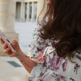 Hand-painted Swallowtail Crossbody Phone Chain