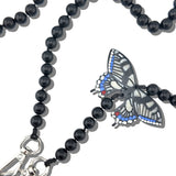 Hand-painted Swallowtail Crossbody Phone Chain